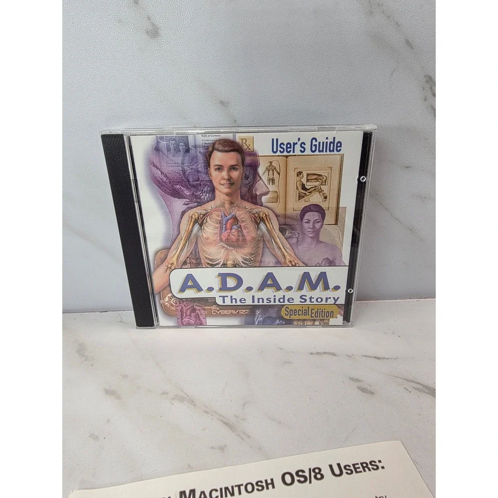 A.D.A.M. The Inside Story Deluxe Edition Anatomy Family‎ Health Guide✨NOS